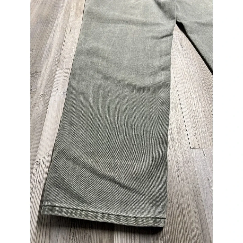 VINTAGE EDDIE‎ BAUER JEANS Mens 42x34 Relaxed Outdoor Gray Denim Workwear USA